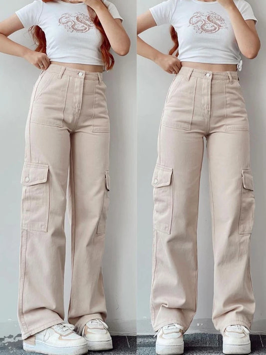 New Y2K Women Vintage Cargo Pants