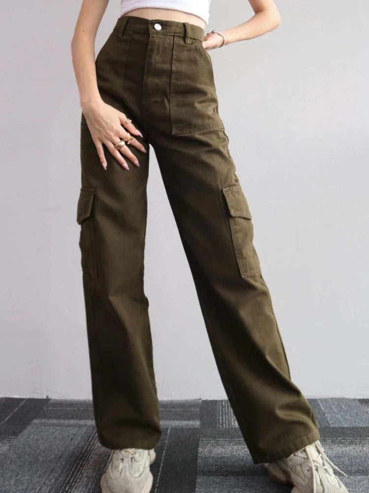 New Y2K Women Vintage Cargo Pants