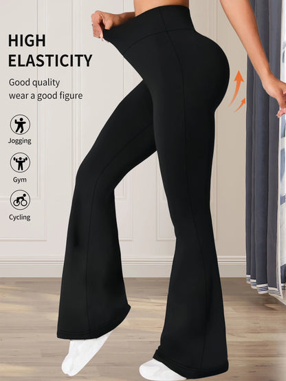 Vrouwen Flair pants zwart