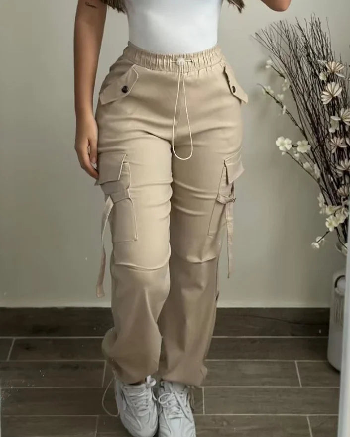 Pocket Design Cargo Pants