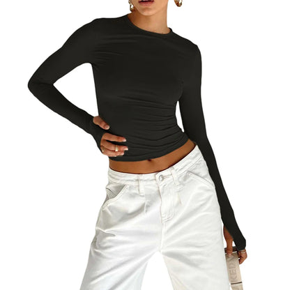 Fashion Women T-shirt Long Sleeve