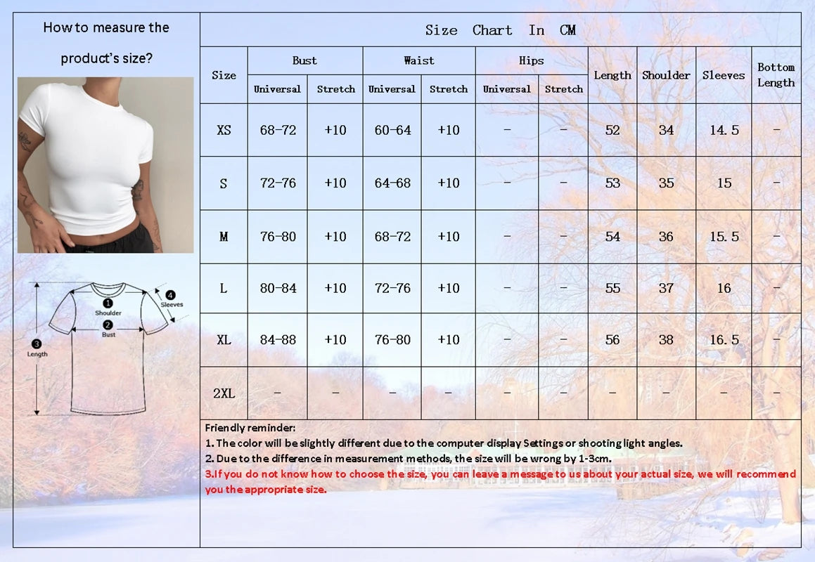Woman Clothing Short Sleeve T-shirt Slim Fit