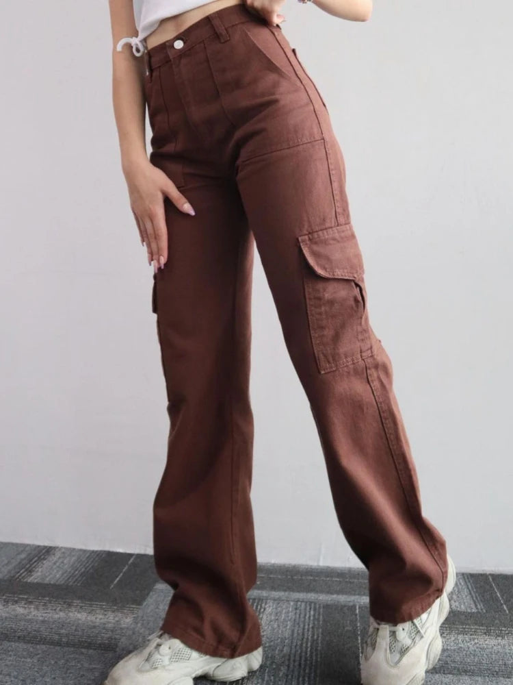 New Y2K Women Vintage Cargo Pants
