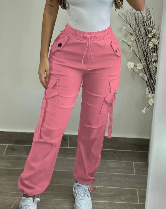 Pocket Design Cargo Pants