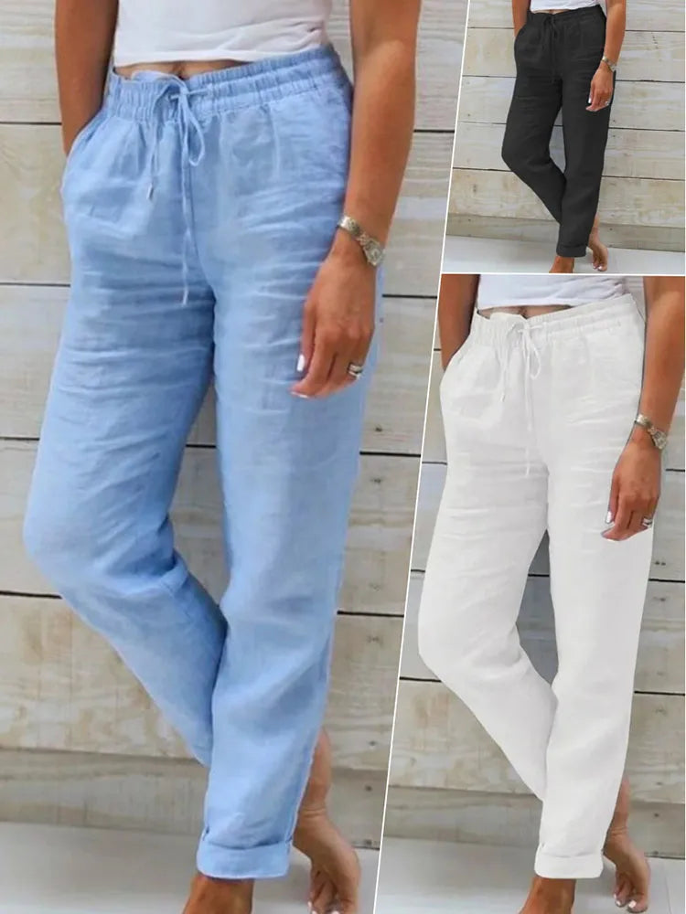 2025 Cotton Linen Summer Pants