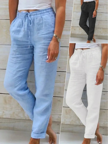 2025 Cotton Linen Summer Pants