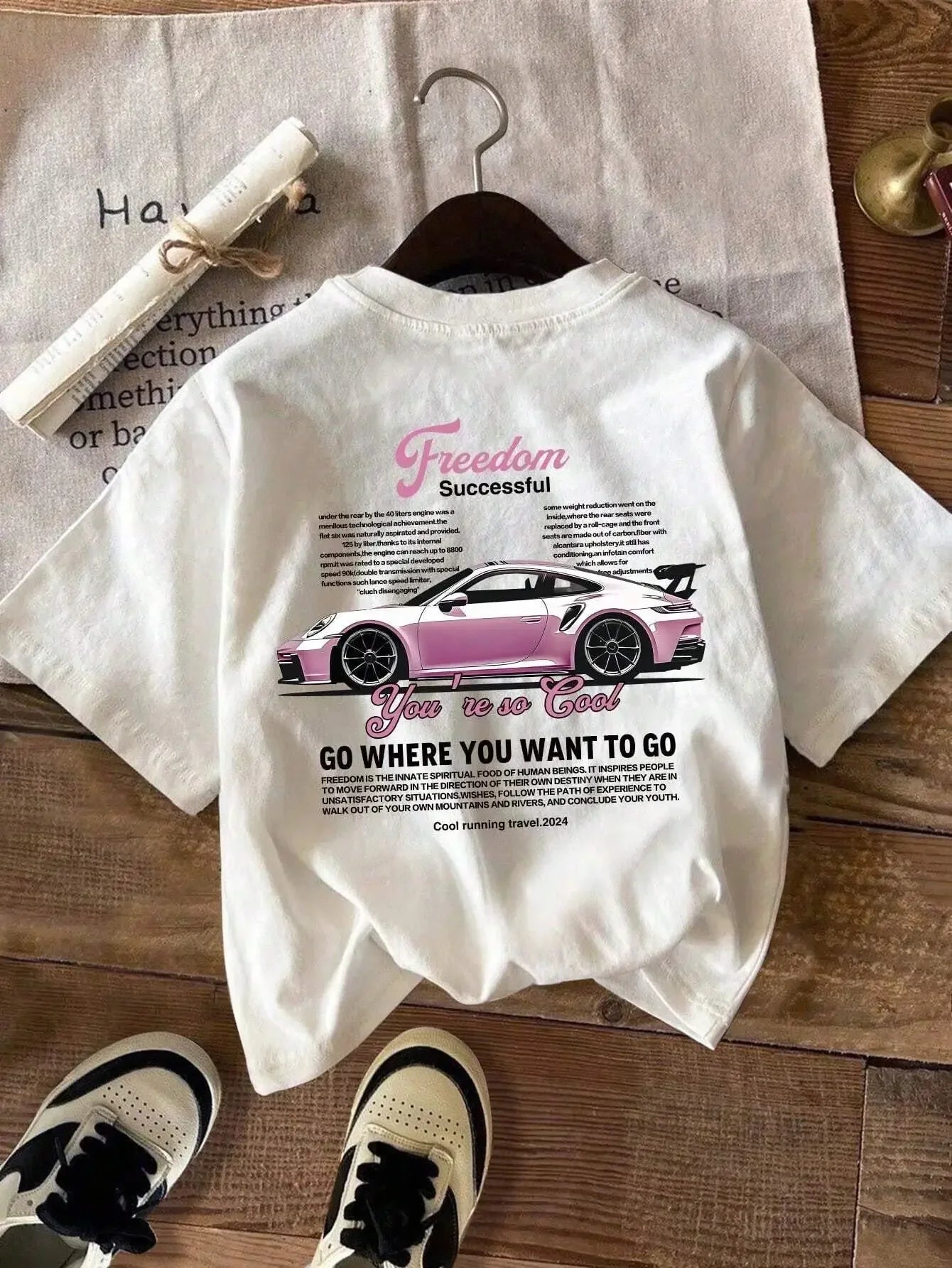 Car Print T Shirt
