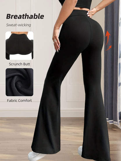 Vrouwen Flair pants zwart
