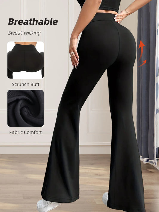 Vrouwen Flair pants zwart