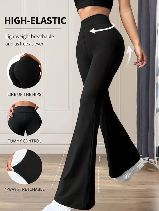 Vrouwen Flair pants zwart