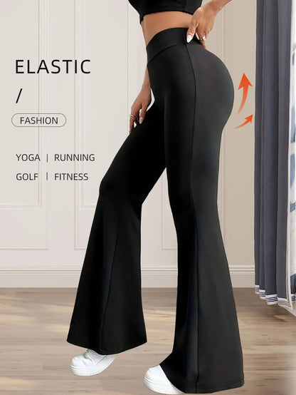 Vrouwen Flair pants zwart
